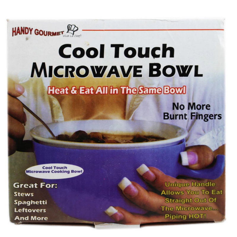 Cool Touch Microwave Bowl: Heat and eat all in the same bowl.